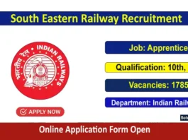 South Eastern Railway Recruitment 2024 Notification Out: Apply Online for South Eastern Railway Jobs