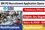 SBI PO Recruitment 2025 Notification, Apply Online for SBI PO Job Vacancies