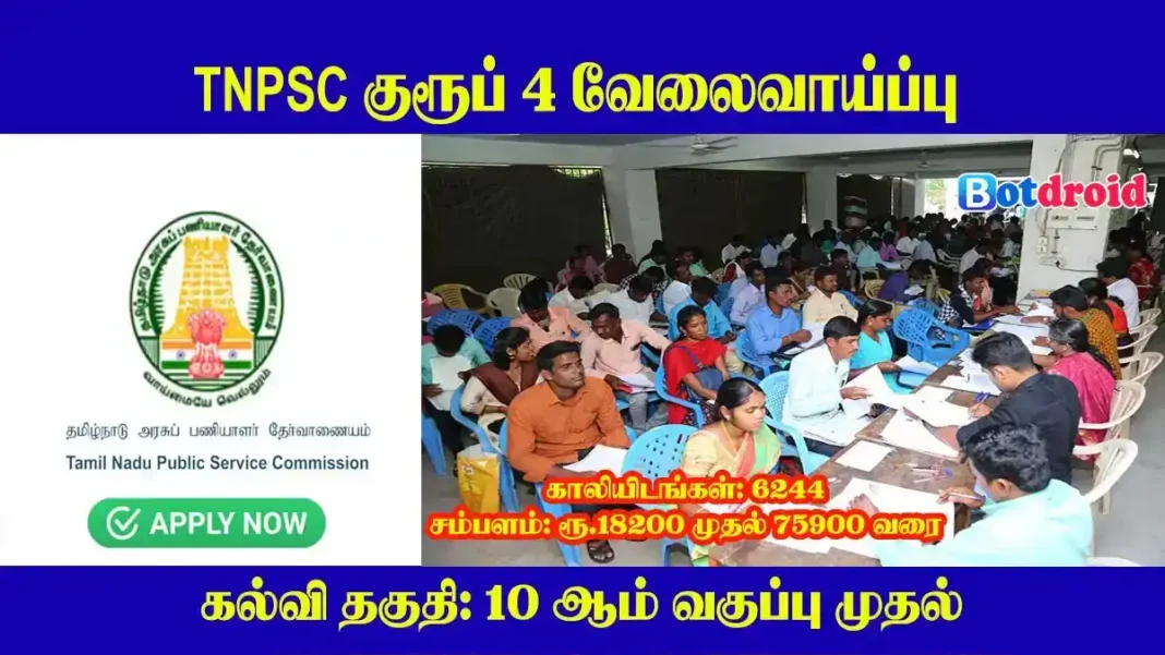 TNPSC Group 4 Recruitment 2024 Notification, Apply Online for Group 4 Vacancy, Application Form