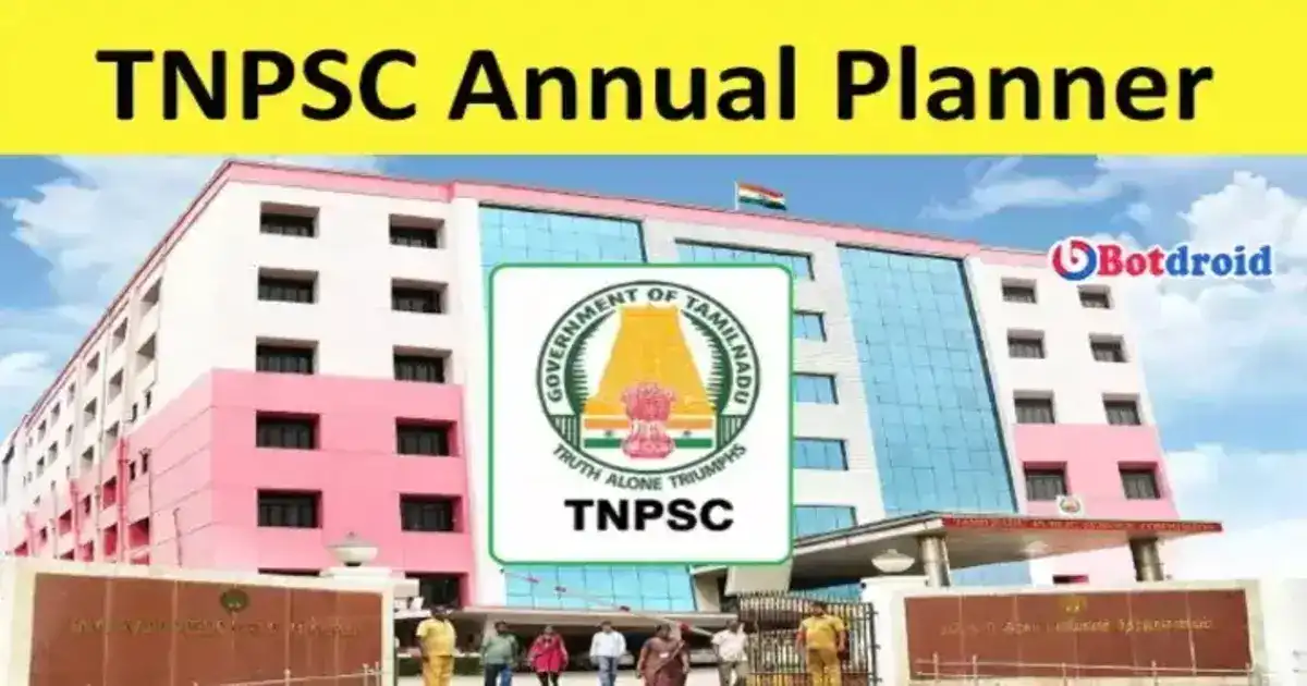 TNPSC Annual Planner 2025 PDF Released Download TNPSC Exam Time Table 2025