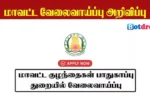 Perambalur DCPU Recruitment 2025, Apply Online for Perambalur District Government Jobs