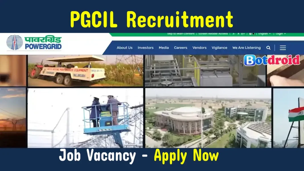 PGCIL Recruitment 2024 Notification, Powergrid Diploma Trainee Jobs