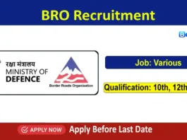 BRO Recruitment 2024, Apply for Jobs in BRO | Download Notification