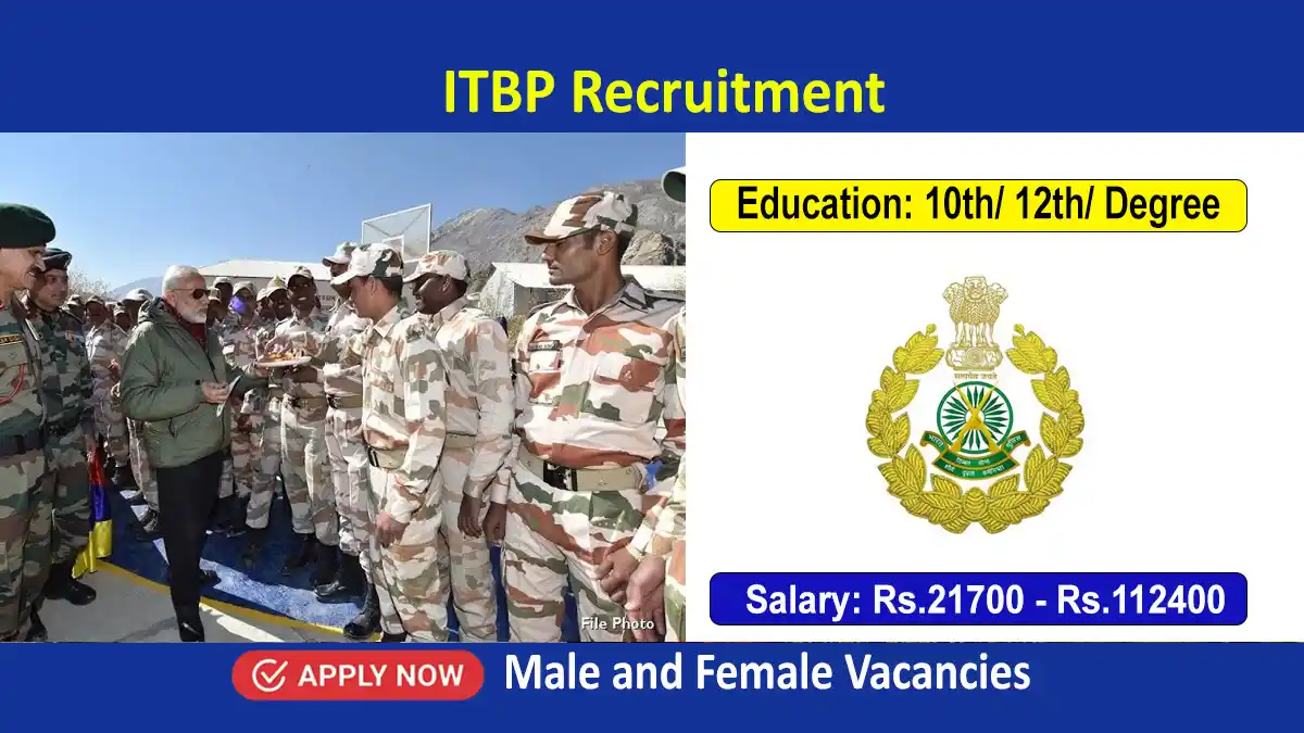 ITBP Telecommunication Recruitment 2024, Apply Online for SI, HC and Constable Jobs