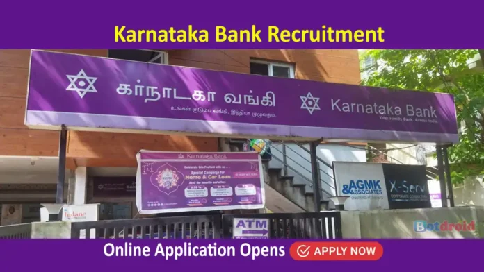 Karnataka Bank Recruitment 2024, Apply Online for Clerk Jobs