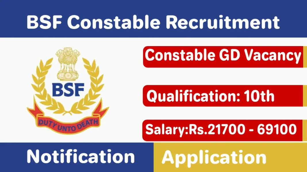 BSF Constable Recruitment 2024, Apply Online for BSF Jobs