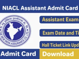 NIACL Assistant Exam on 27th january, admit card out, check exam pattern