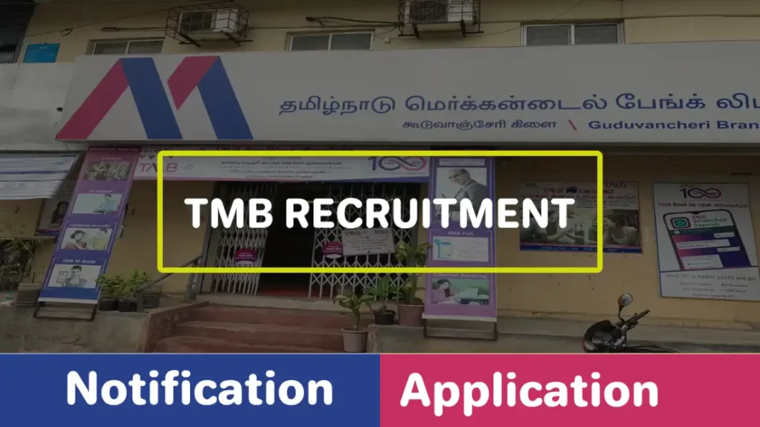 TMB Recruitment 2025 Notification Out Now for Specialist Officer Posts, Check Exam date, Eligibility