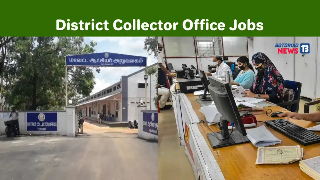 Tenkasi Collector Office Recruitment 2025, Apply Online for TN Govt Jobs