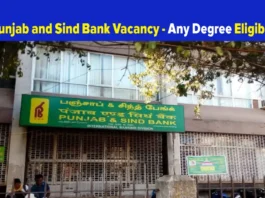 Punjab and Sind Bank Recruitment 2025 LBO Vacancy, Check Age Limit