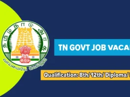 TN Govt CWAL and DPHL Recruitment 2025 Released, 8th Pass can apply